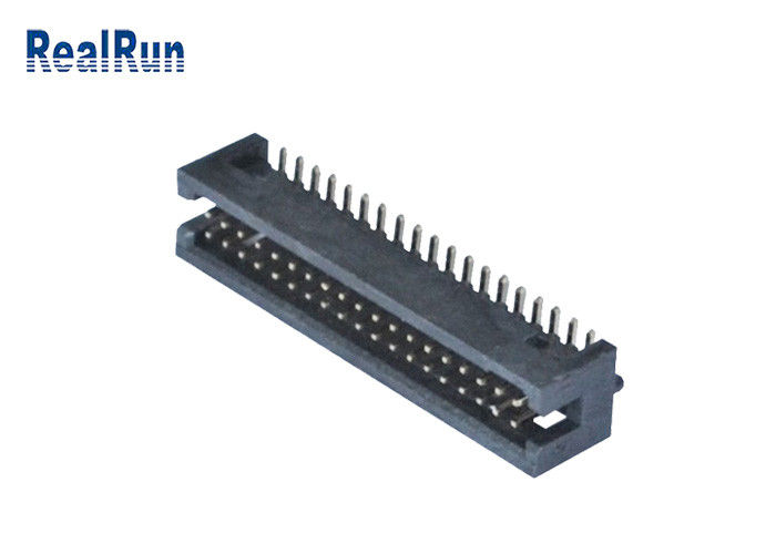 PA6T 1.27mm Pitch SMT Box Header Double Row Right Angle  2*19 Pin UL94V-0