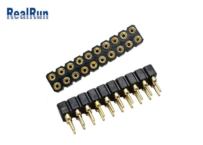 PBT 2.54mm DIP Pin Female Header 20 Pin Dual Row Socket Connector