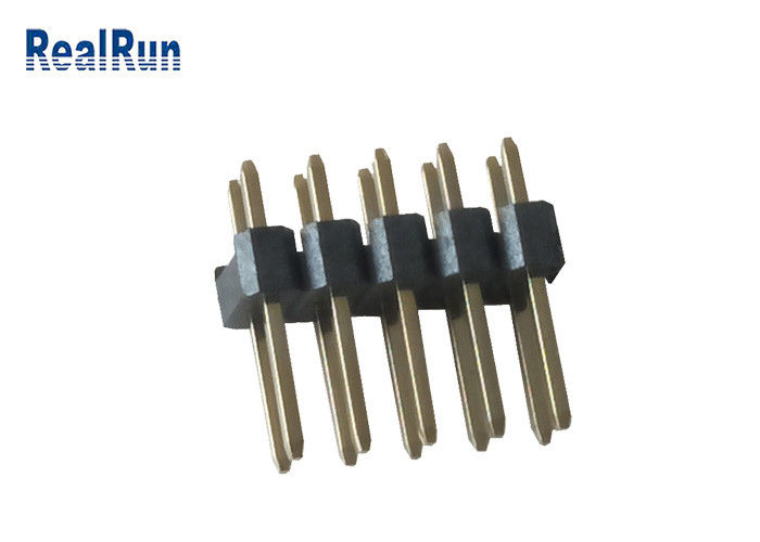 30% GF PH2.54 Dual Row Header Connector PA6T 2*5P Pin Header PBT LCP