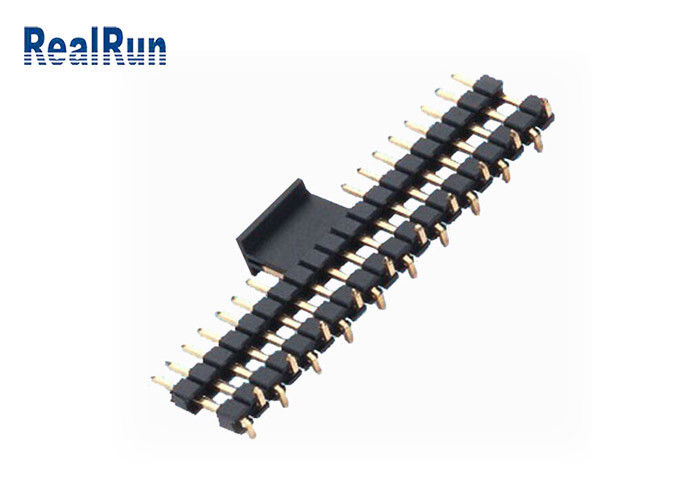 Single Row Dual Plastic SMD Male Connector LCP Fiber Pcb Header Connector