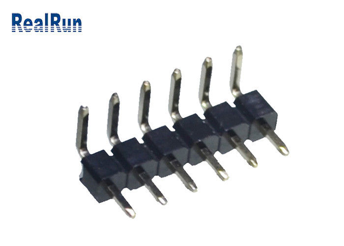 Tin Plating Nickel Pin Header Connector UL94V-0 Solder VCD DVD Single Row