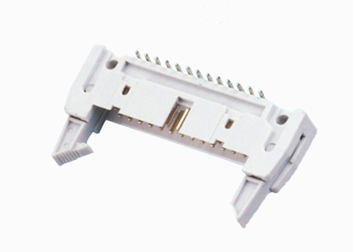 IDC Ejector 6-64P 2.54 SMT Male Header Connector Long Latch Shrouded Header Connector