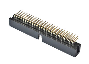 Right Angle Pcb Connector 90 Degree Box Type 2.54mm Pitch 50 Pin Header