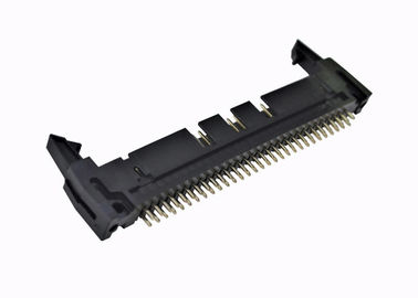 High Temperature Shrouded Header Connector 2.54 Mm Pitch 60 Pin 180 Degree