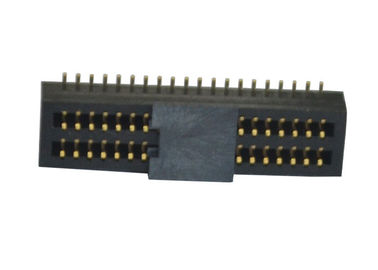 Female Circuit Board Pin Connectors 0.8mm Pitch 40 Pin SMT LCP Material