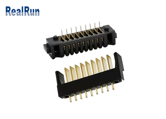 9P Male Battery Cell Holder Nylon Phosphor Bronze Gold Plated 500VAC